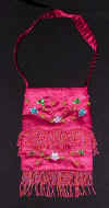 handbag with beads