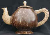 coconut shell tea pot