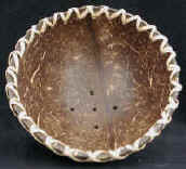 coconut shell soap dish