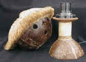 coconut shell lamp
