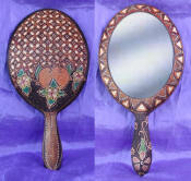 batik mirror hand mirror hand mirrors by art export bali indonesia
