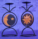 iron handicraft candle holder by art export bali indonesia