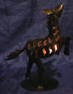 wrought iron handicraft iron candle holder by art export bali indonesia