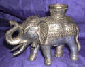Silver Plated Bronze Elephant 