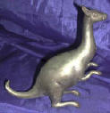 Silver Plated Bronze Kangaroo