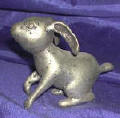 Silver Plated Bronze Rabbit