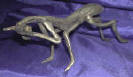 Silver Plated Bronze Mantis