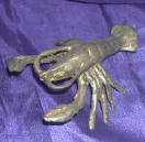 Silver Plated Bronze Lobster / Crayfish
