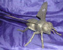 Silver Plated Bronze Wasp