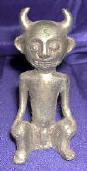 Silver Plated Bronze Human Form Primitive