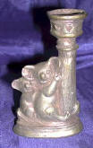 Silver Plated Bronze Koala Bear Candle Holder