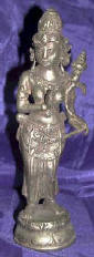 Silver Plated Bronze Goddess 