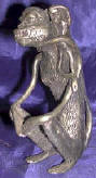 Silver Plated Bronze Monkey