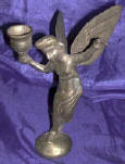 Silver Plated Bronze Fairy 