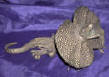 Silver Plated Bronze Lizard