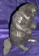 Silver Plated Bronze Beaver