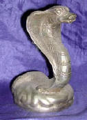 Silver Plated Bronze Snake Cobra