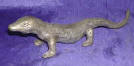 Silver Plated Bronze Lizard