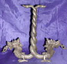 Silver Plated Bronze Dragon 