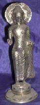 Silver Plated Bronze Buddha