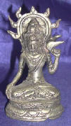 Silver Plated Bronze Krishna