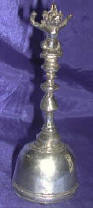 Silver Plated Bronze Bell 