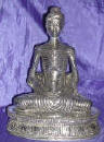 Silver Plated Bronze Buddha 