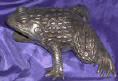 Silver Plated Bronze Frog