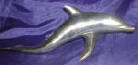 Silver Plated Bronze Dolphin