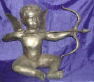 Silver Plated Bronze Cupid