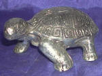 Silver Plated Bronze Turtle 