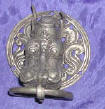 Silver Plated Bronze Dragon Door Knocker 
