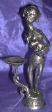 Silver Plated Bronze Human Form 