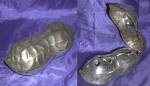 Silver Plated Bronze Peanut Ashtray