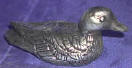 Silver Plated Bronze Duck