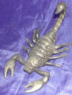 Silver Plated Bronze Scorpion