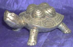 Silver Plated Bronze Tortoise