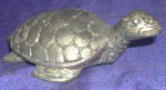 Silver Plated Bronze Turtle