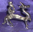 Silver Plated Bronze Human Form 