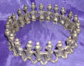 Silver Plated Bronze Crown 