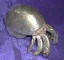 Silver Plated Bronze Hermit Crab