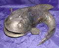 Silver Plated Bronze Fish Sculpture