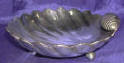 Silver Plated Bronze Shell Dish 