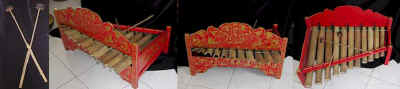 Gerindik Kantilan music instrument Bali Indonesia