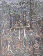 acrylic on canvas painting paintings bali indonesia art export