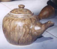 ceramic tea pot,pottery,art,bali indonesia,art-export.com