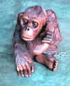 art, bali indonesia, wood carved animal 