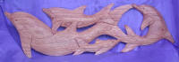 dolphin panel wood carving by art export bali indonesia