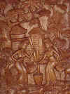 wood panel, bali indonesia, at