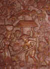wood panel, art, bali indonesia